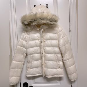 LN Gap Womens XS Puffer Jacket w/ fur hood